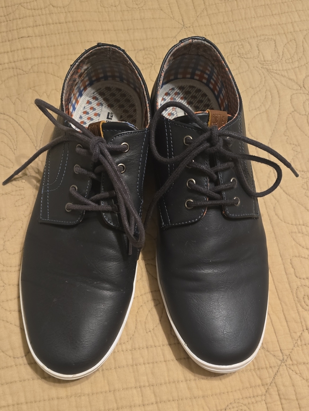 Ben Sherman Black Hybrid Oxford Dress Sneakers Men’s Size 10